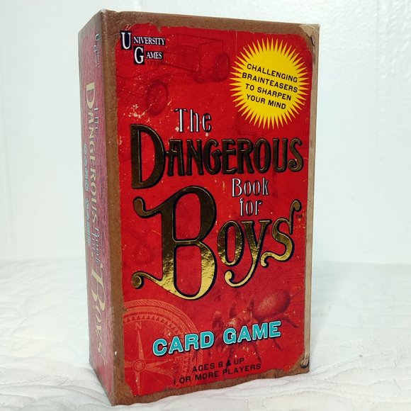 New! Parker Brothers The Dangerous Book For Boys Card Game 8+ - Picture 1 of 7